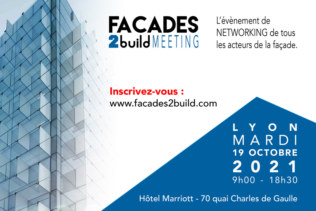 Rendez-vous Knauf : Façades2build, l’évènement de networking des acteurs de la façade, le 19 octobre à Lyon