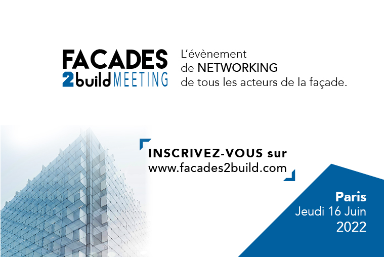 Rendez-vous Knauf : Façades2build Paris, l’événement de networking de tous les acteurs de la façade, le 16 juin prochain